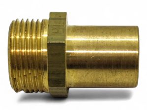 Overgangsnippel 1" buitendraad x 22mm