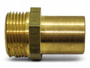 Overgangsnippel 3/4" buitendraad x 22mm