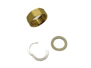 Schroefaansluitset DN32 6/4" voor ribbelbuis