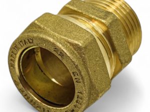 I-knelfitting 3/4" buitendraad x 22 mm