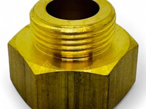 Verloopstuk 3/4" buitendraad x 1/2" binnendraad